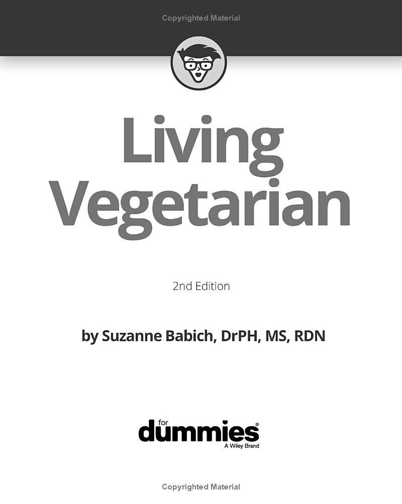 living vegetarian for dummies 2nd edition