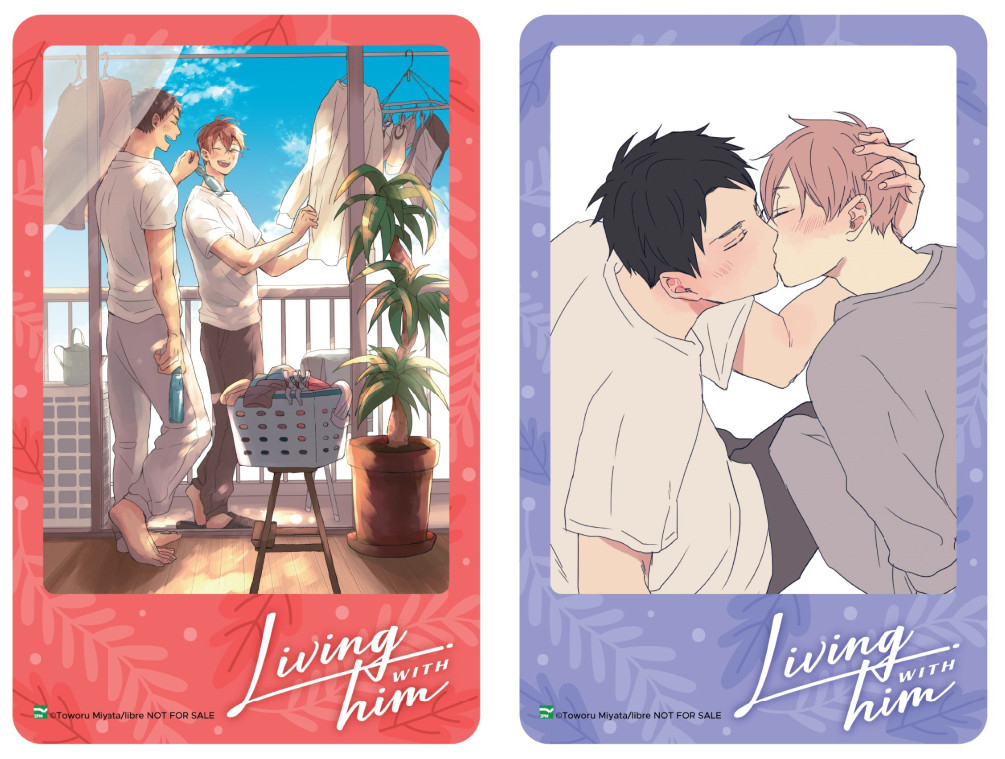 living with him - cuộc sống có cậu kề bên - bản đặc biệt - tặng kèm set 2 clear card