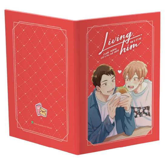 living with him - cuộc sống có cậu kề bên - bản sưu tầm - tặng kèm set 2 clear card + card holder + móc khóa acrylic