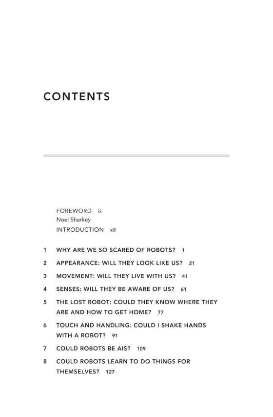 living with robots: what every anxious human needs to know