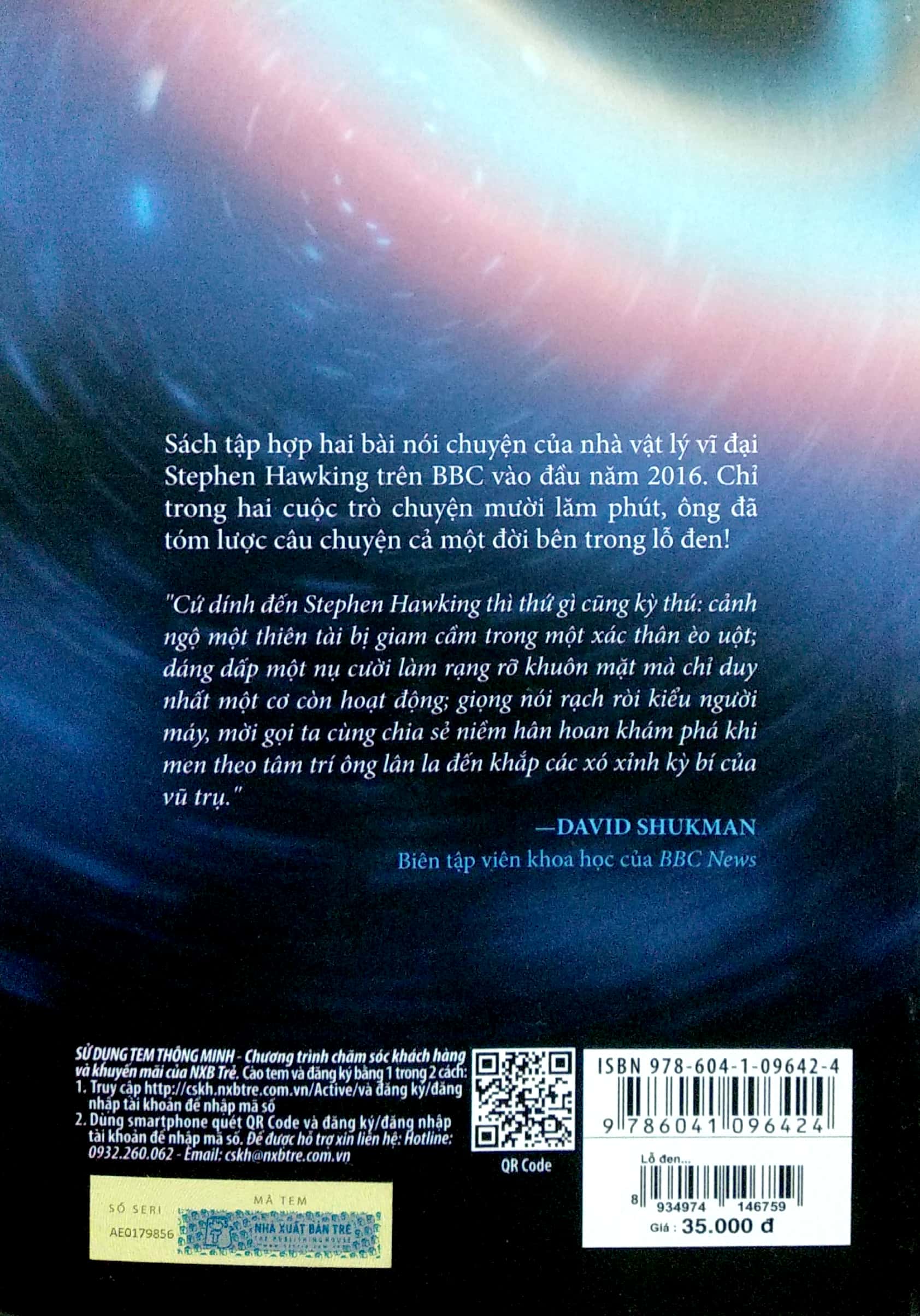 lỗ đen: các bài tuyết giảng trên đài