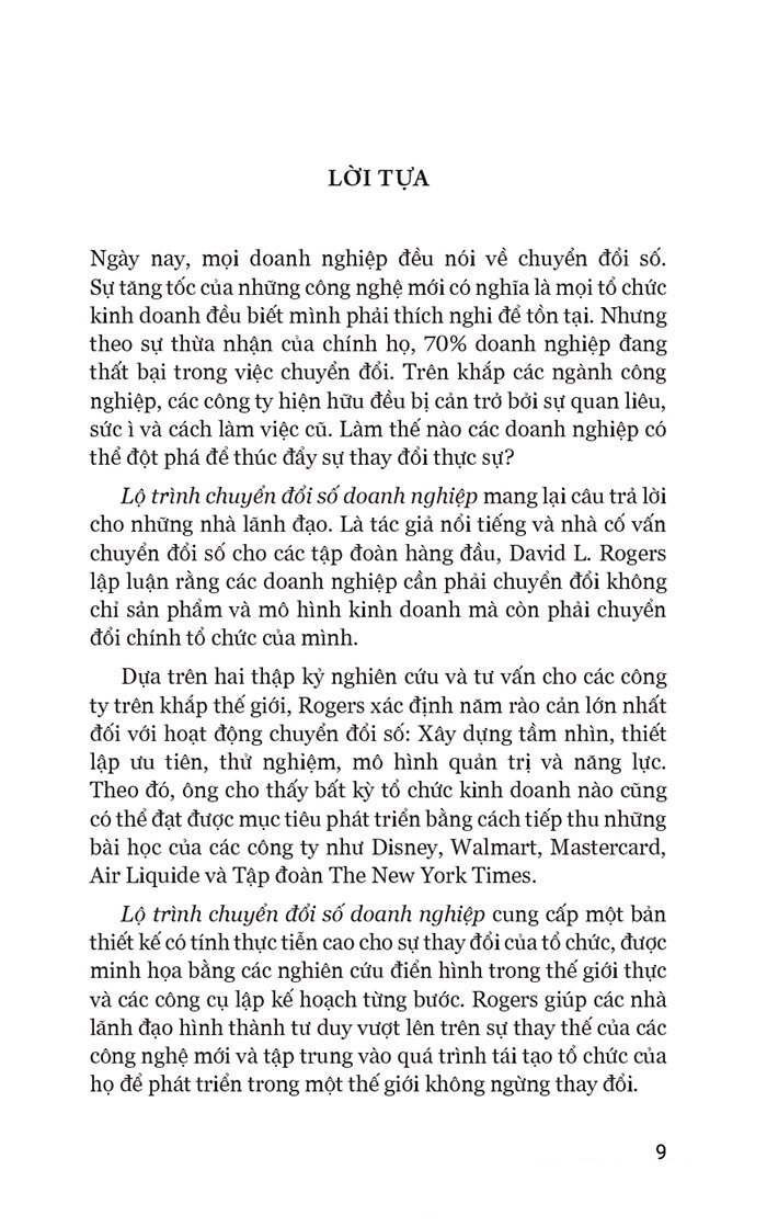 lộ trình chuyển đổi số doanh nghiệp - the digital transformation roadmap - bìa cứng