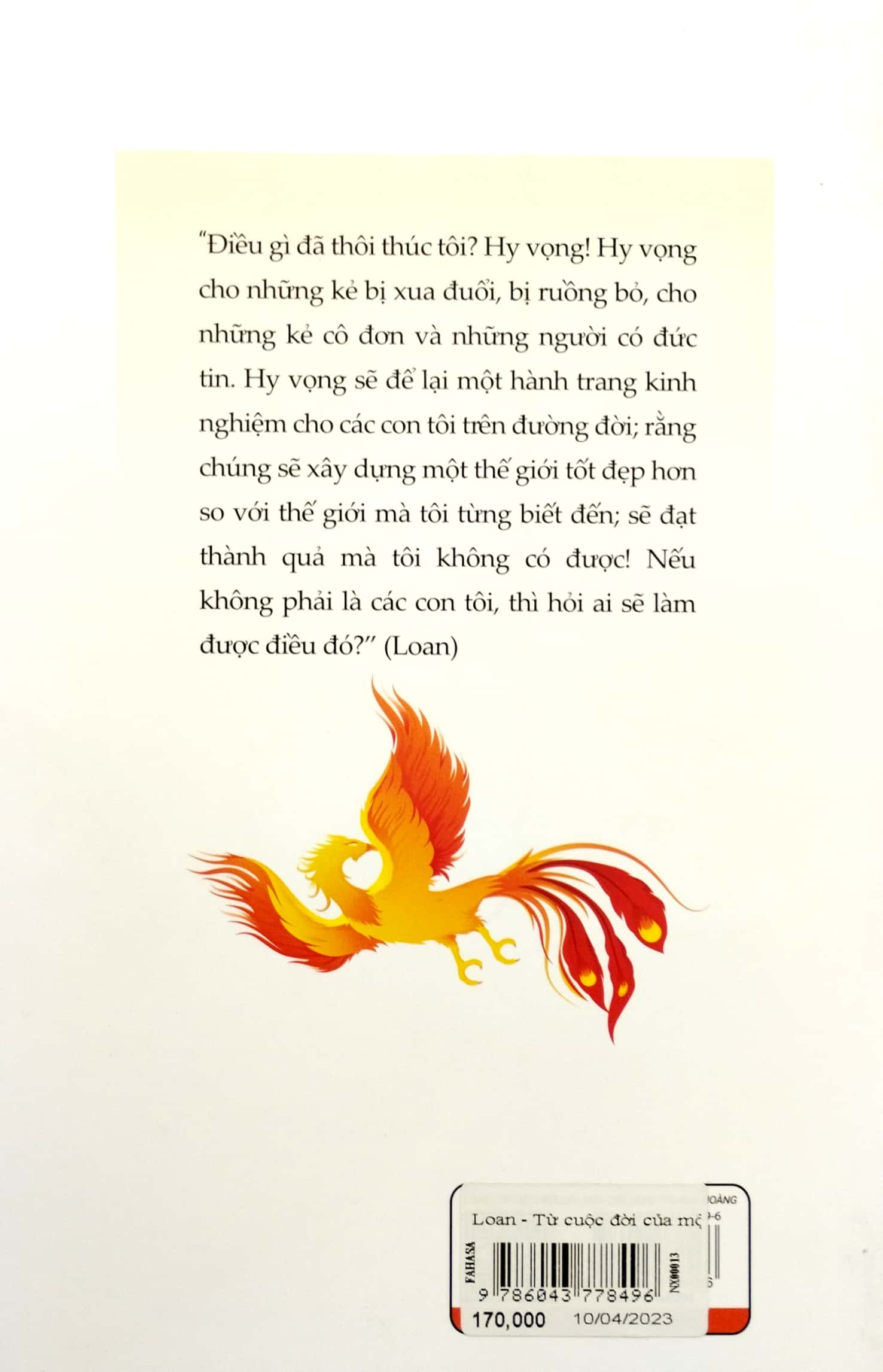 loan - từ cuộc đời của một con chim phượng hoàng (tái bản 2023)