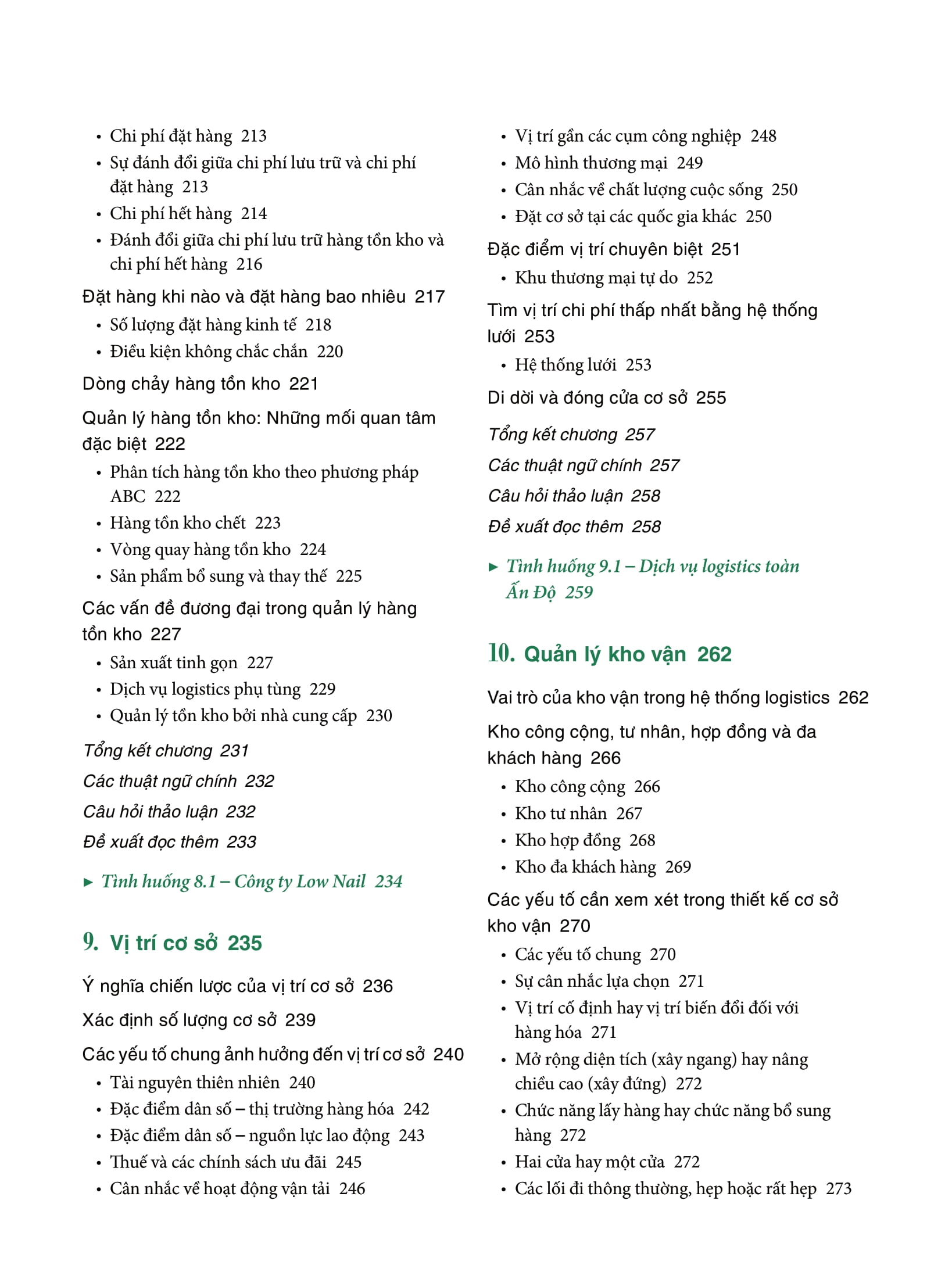 logistics và quản trị chuỗi cung ứng