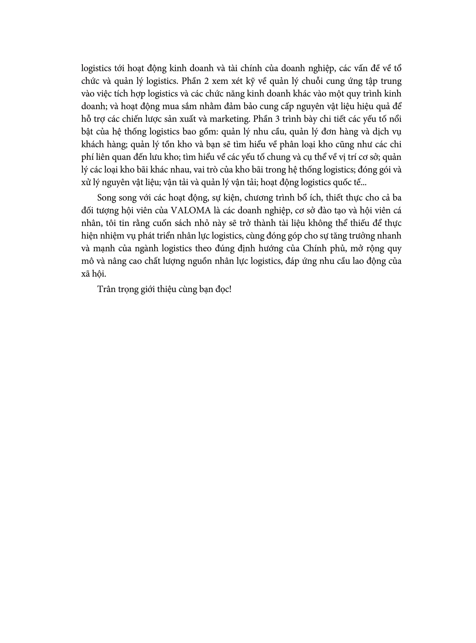 logistics và quản trị chuỗi cung ứng