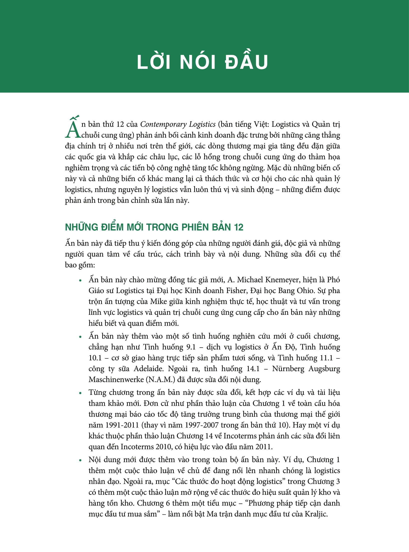 logistics và quản trị chuỗi cung ứng