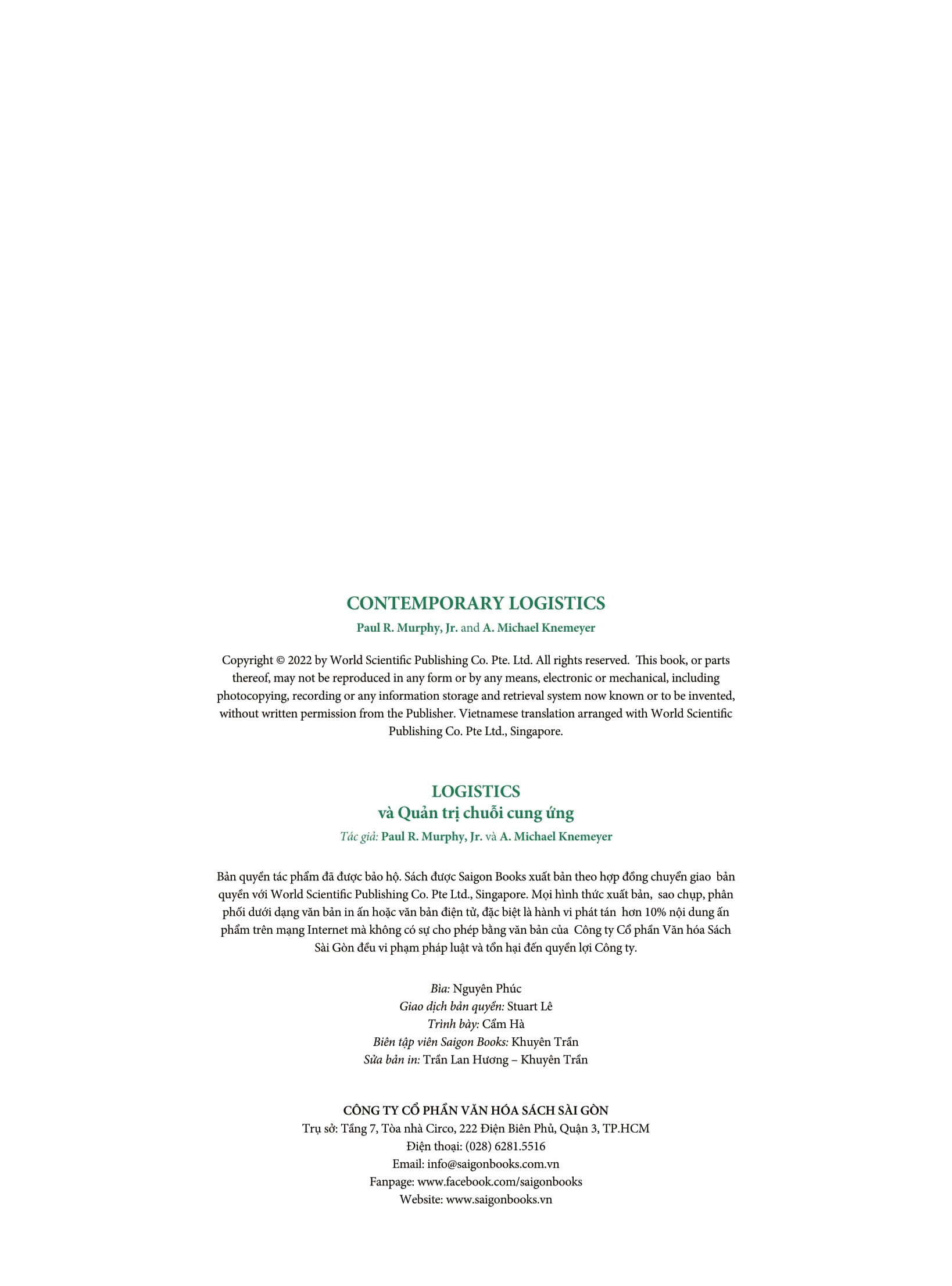 logistics và quản trị chuỗi cung ứng