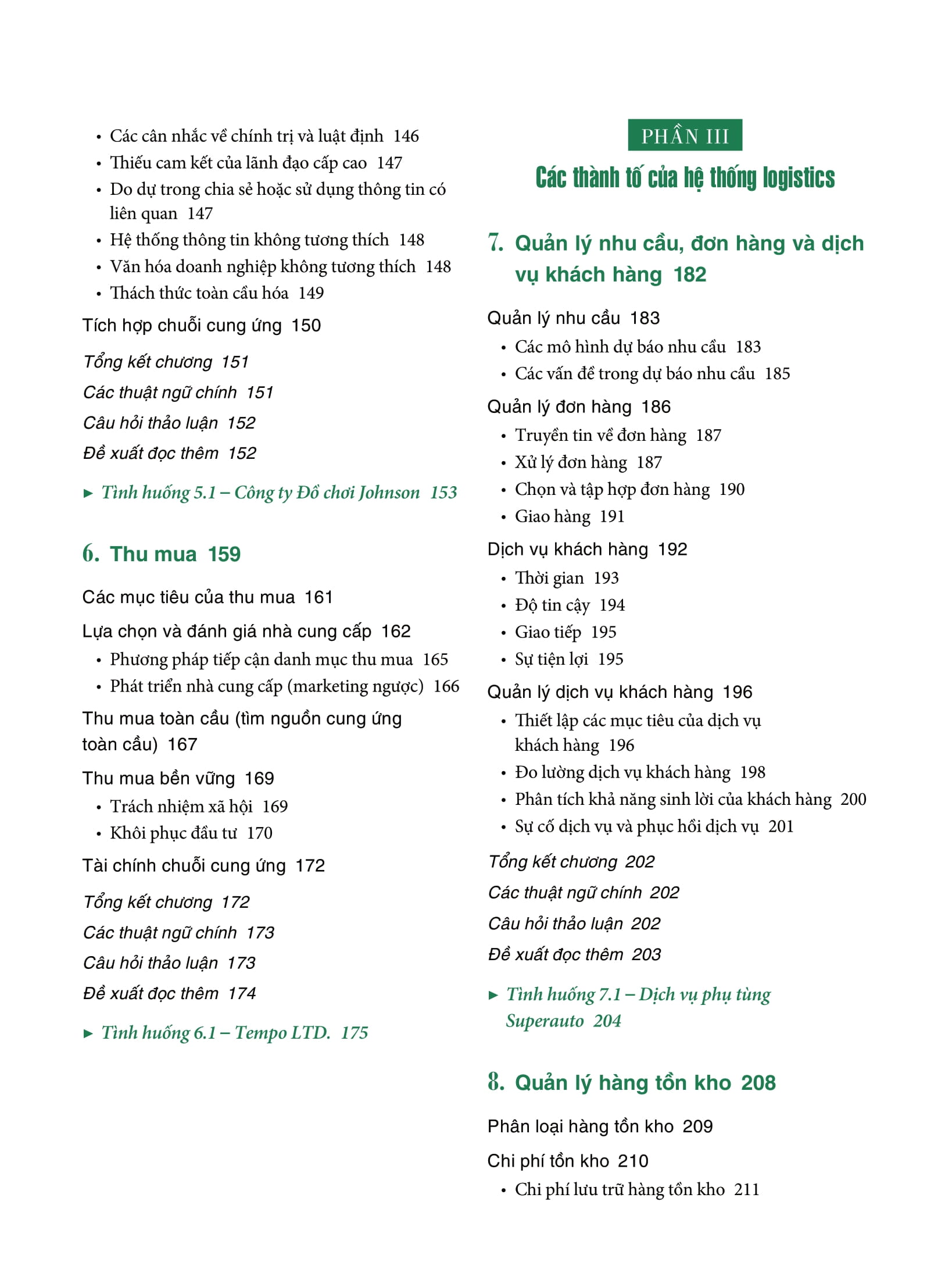 logistics và quản trị chuỗi cung ứng