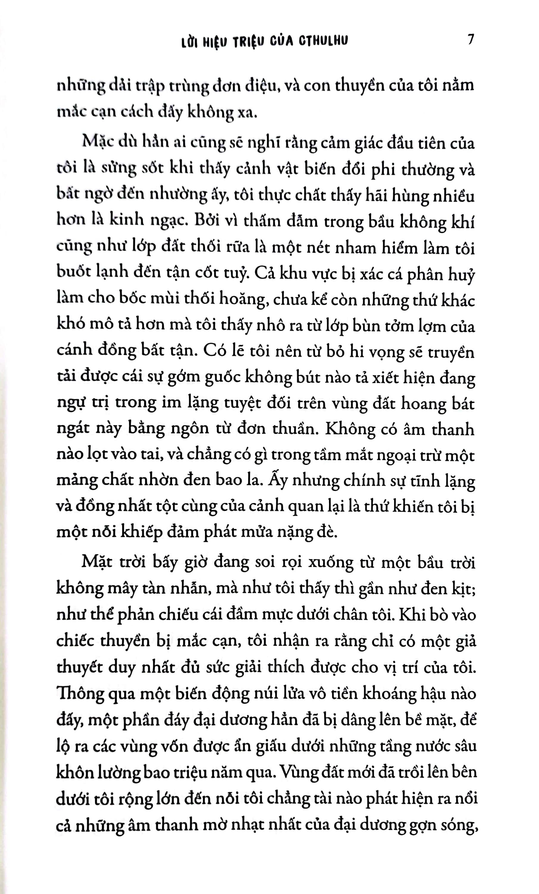 lời hiệu triệu của cthulhu (tuyển tập h.p. lovecraft)