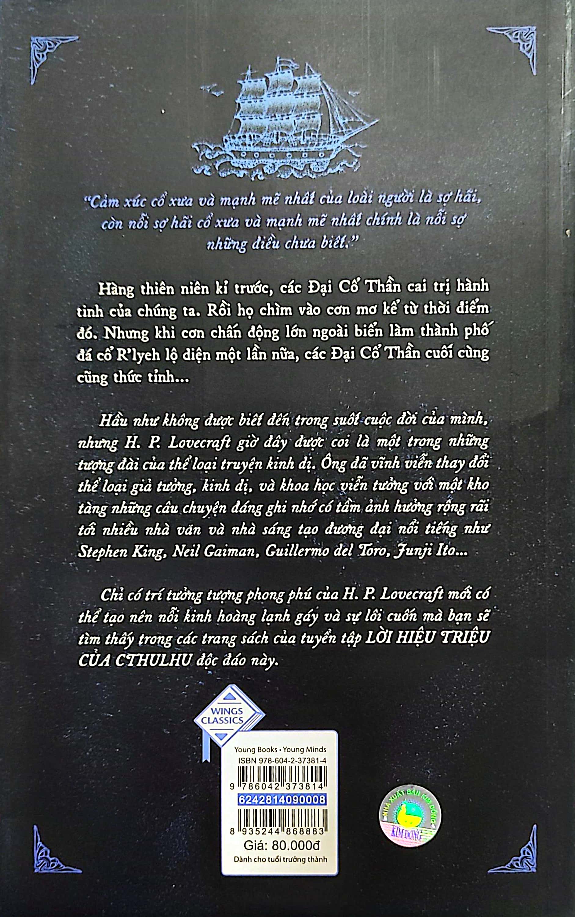 lời hiệu triệu của cthulhu (tuyển tập h.p. lovecraft)
