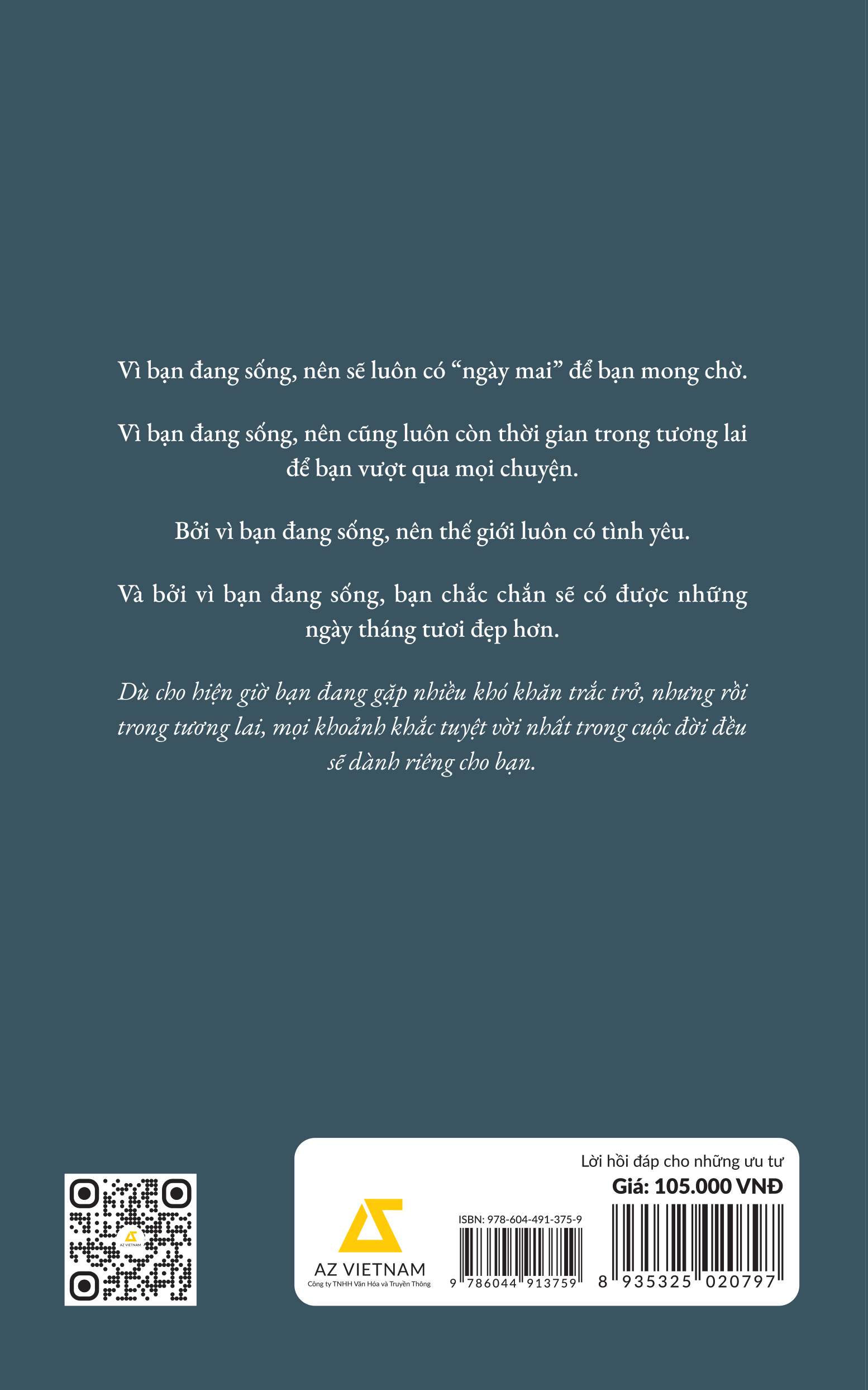 lời hồi đáp cho những ưu tư