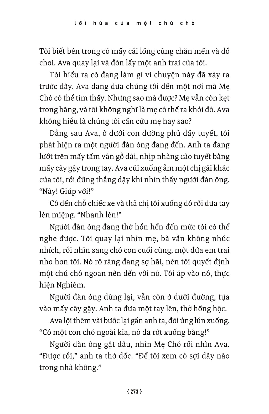 lời hứa của một chú chó - a dog's promise