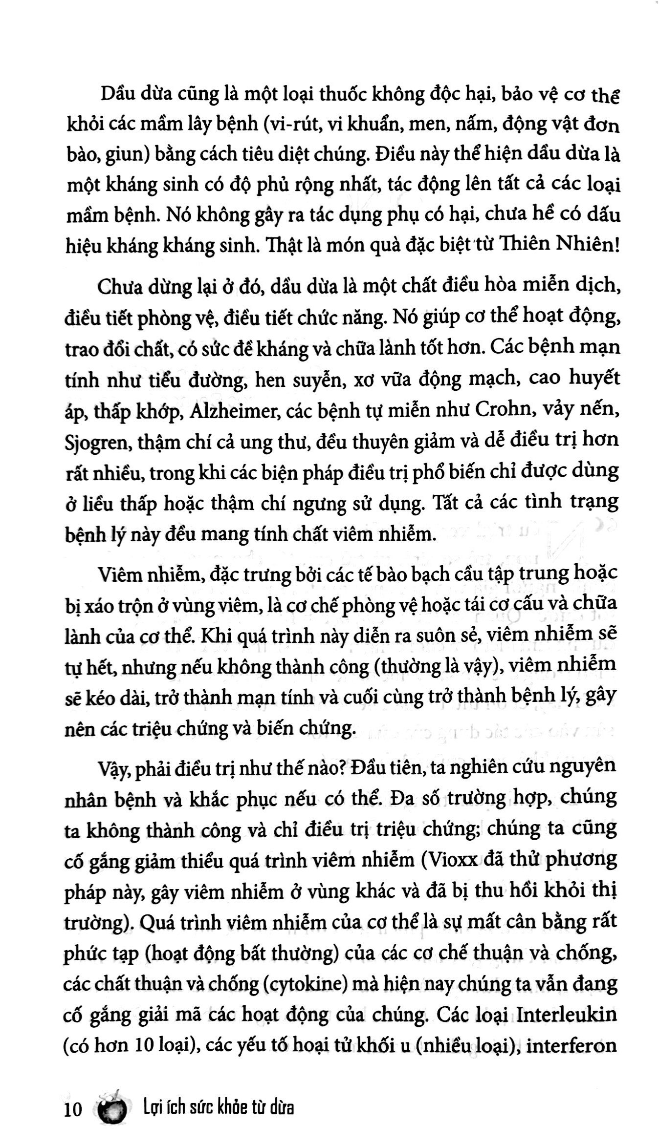 lợi ích sức khỏe từ dừa