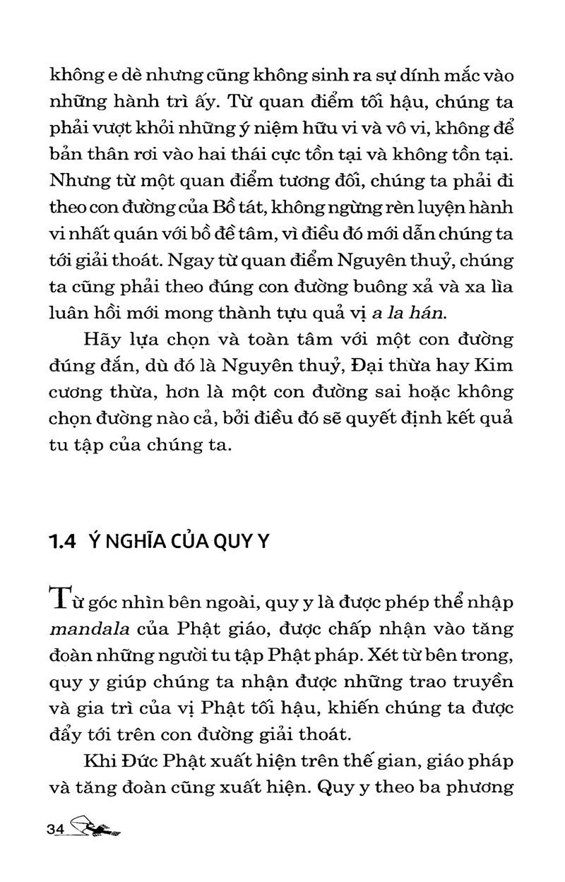 lời khuyên chân thành của đạo sư