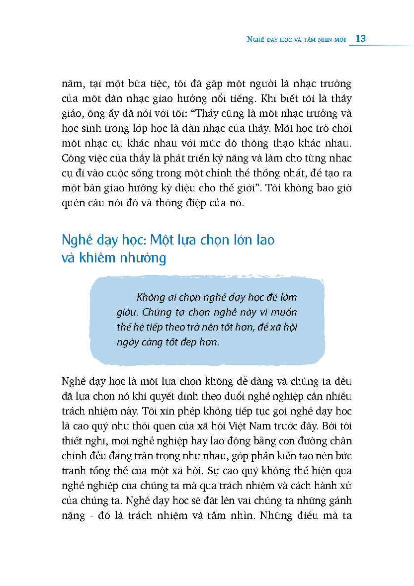 lời khuyên dành cho thầy cô