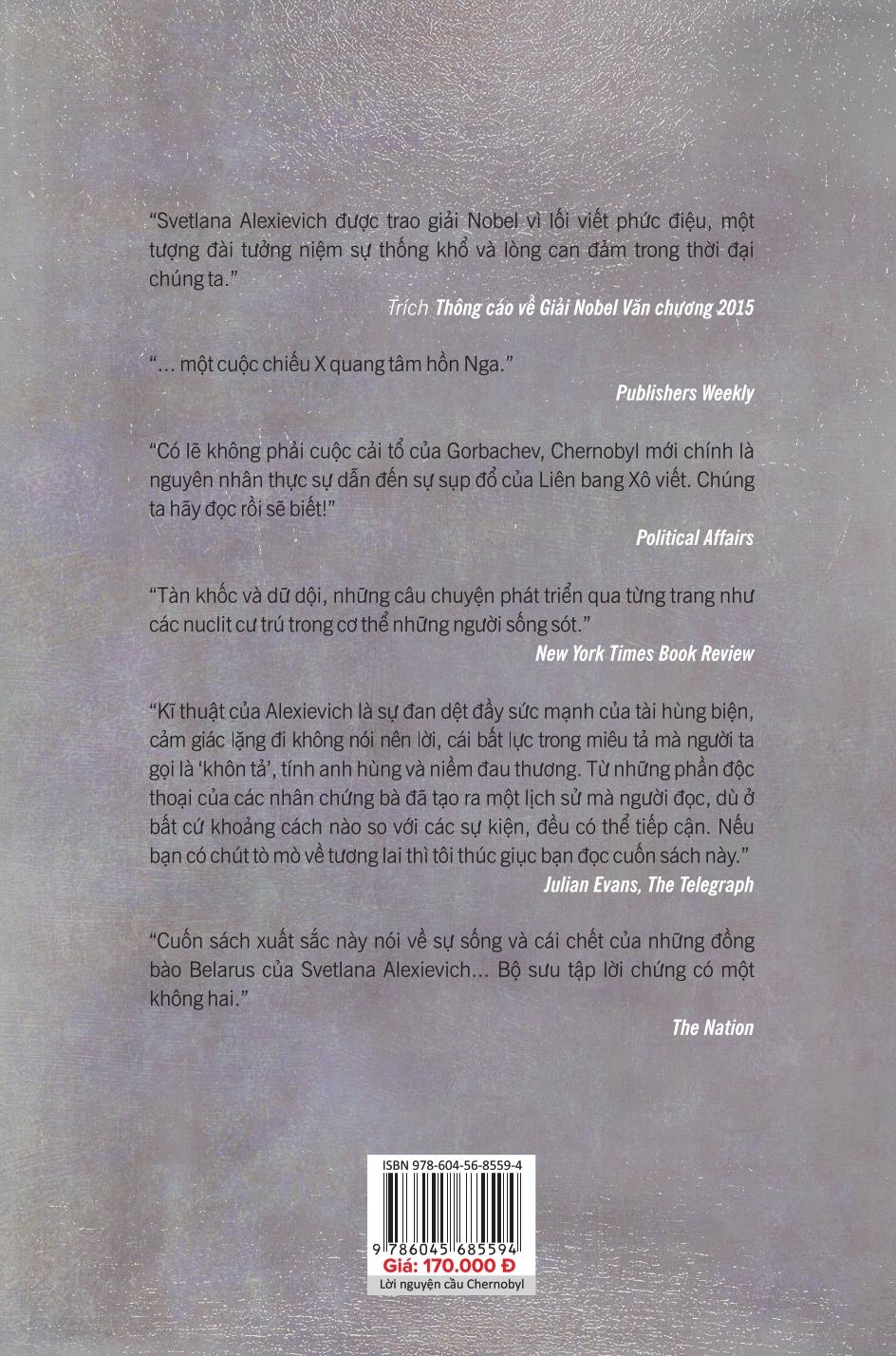 lời nguyện cầu chernobyl