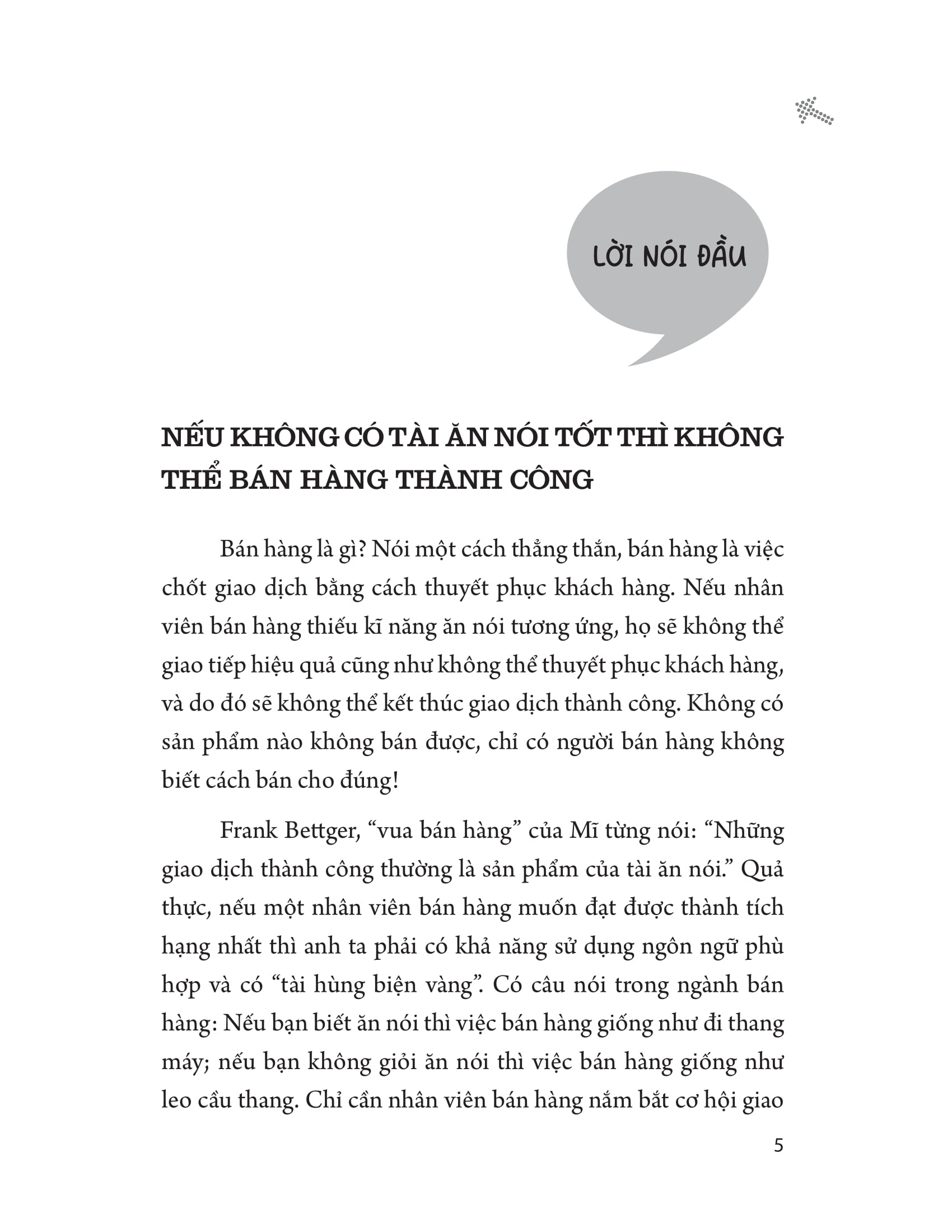 lời nói chạm đến tim khách hàng