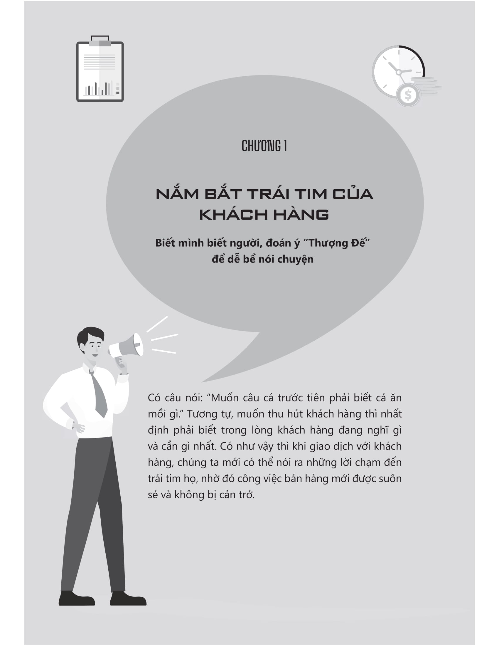 lời nói chạm đến tim khách hàng