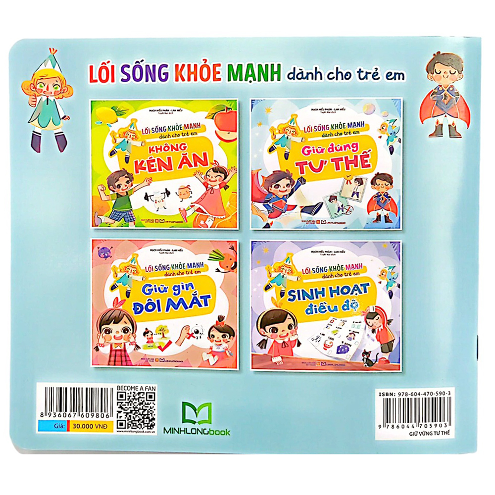 lối sống khỏe mạnh dành cho trẻ em - giữ đúng tư thế