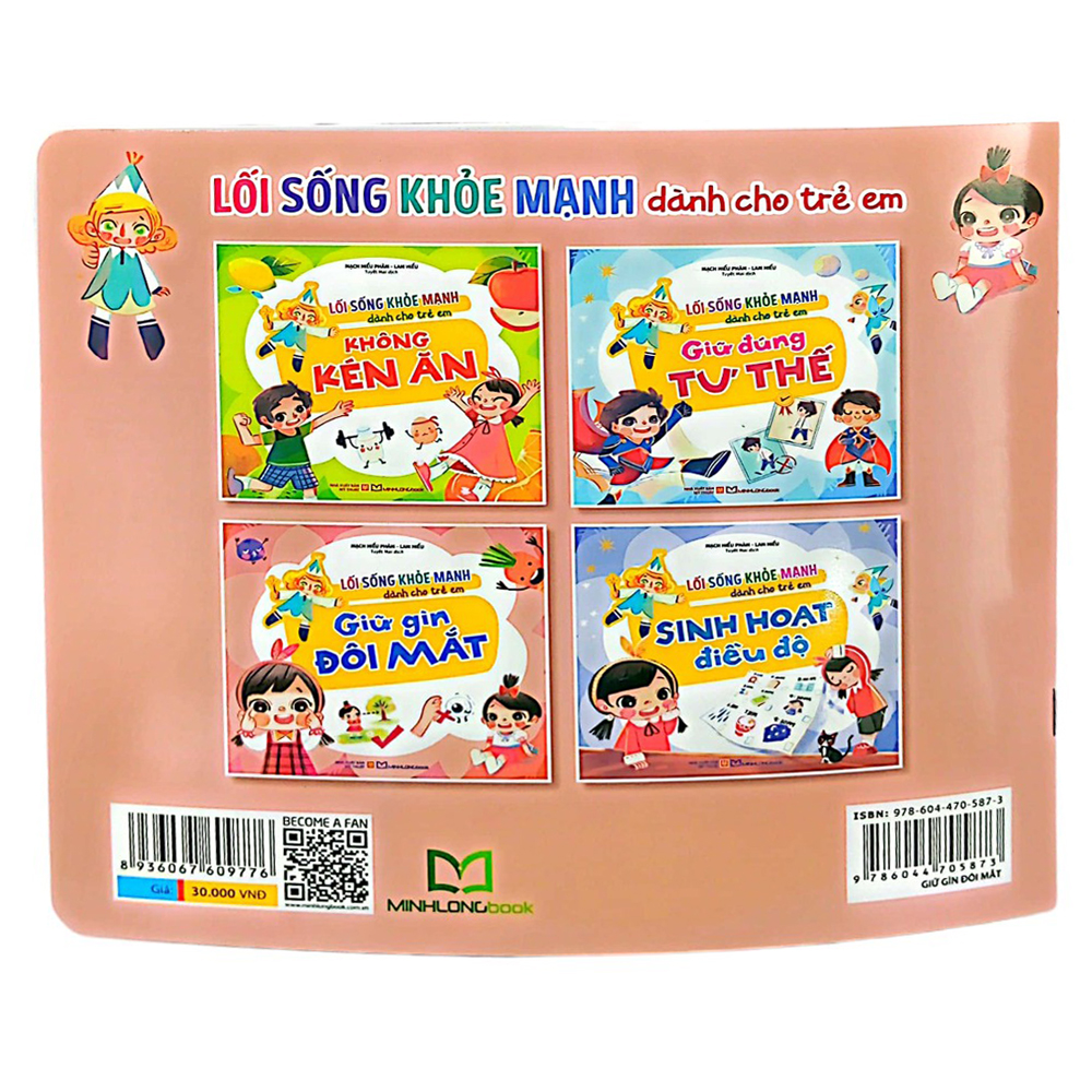 lối sống khỏe mạnh dành cho trẻ em - giữ gìn đôi mắt