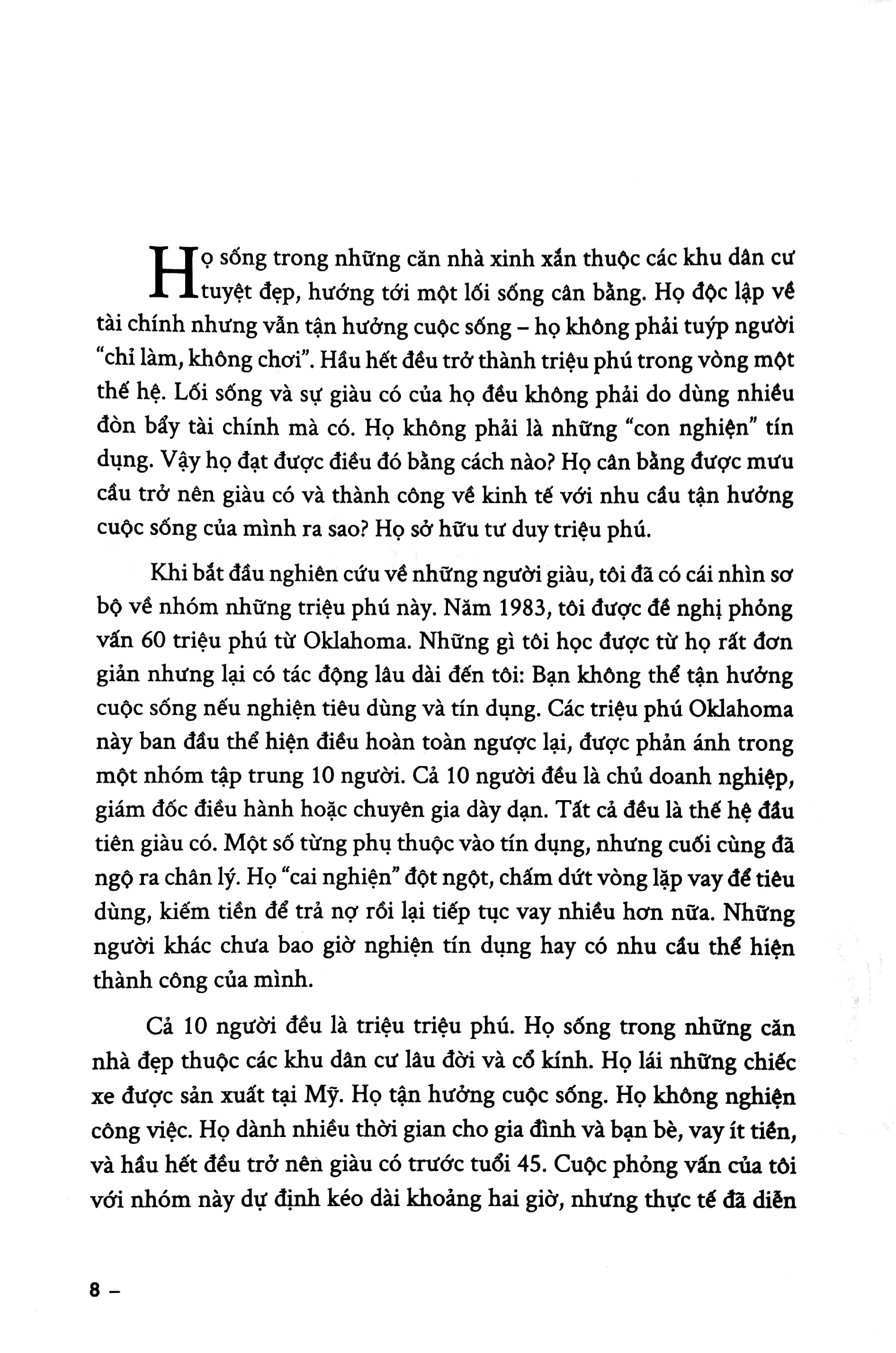 lối sống "thực dụng" của triệu phú
