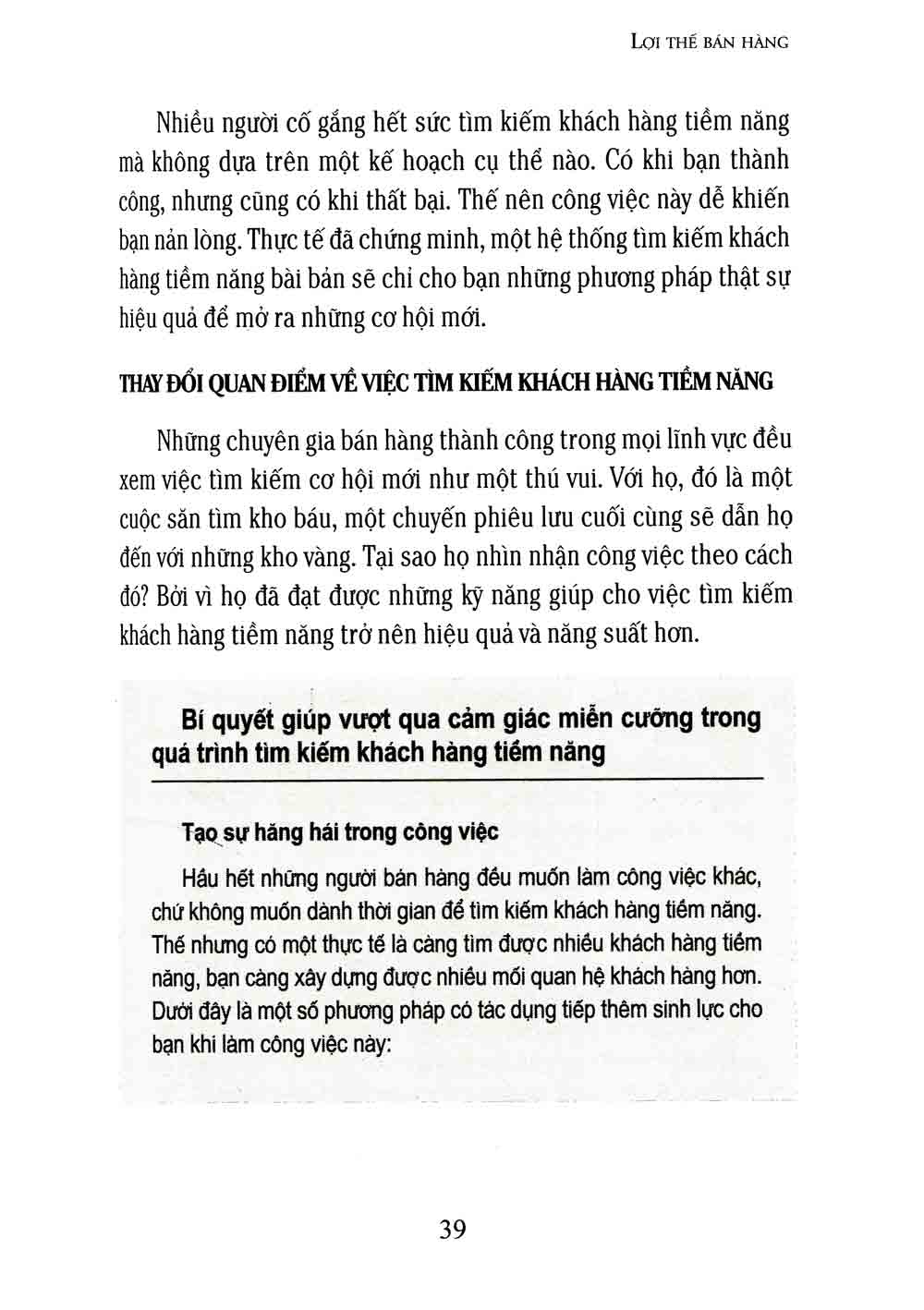 lợi thế bán hàng (tái bản 2019)