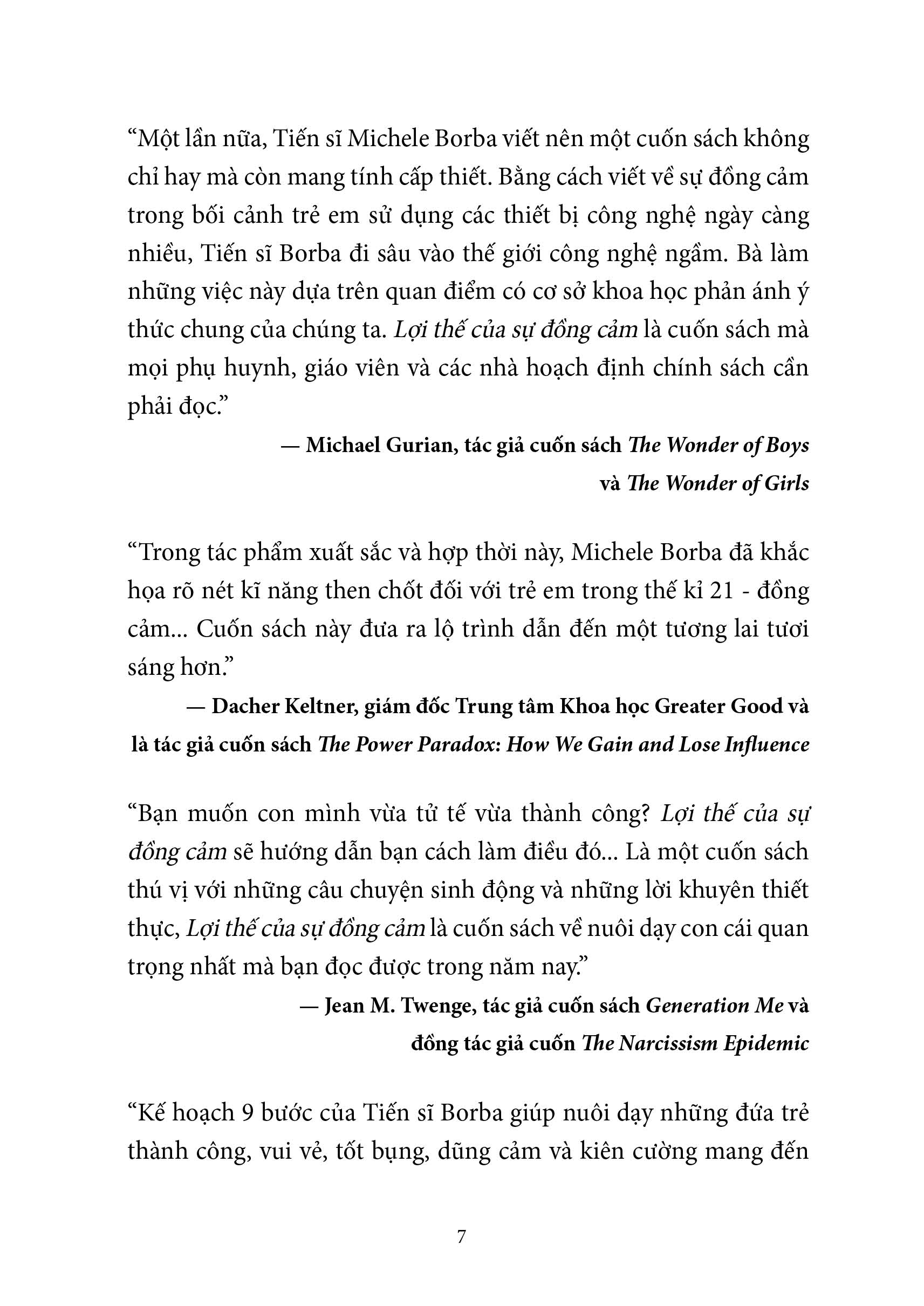 lợi thế của sự đồng cảm