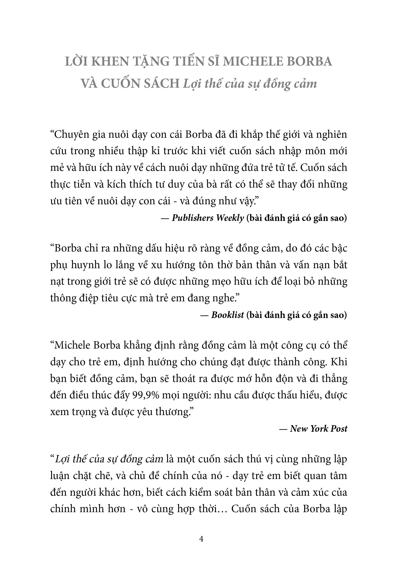 lợi thế của sự đồng cảm