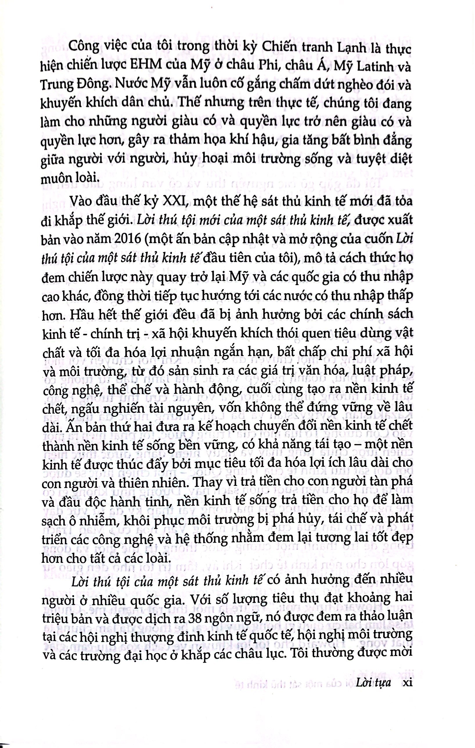 lời thú tội của một sát thủ kinh tế - bìa cứng (tái bản 2023)