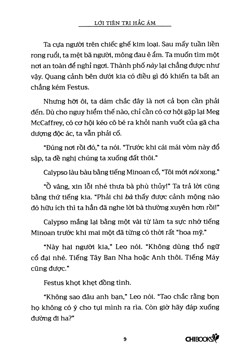 lời tiên tri hắc ám (tái bản 2018) - phần 2 series những thử thách của apollo