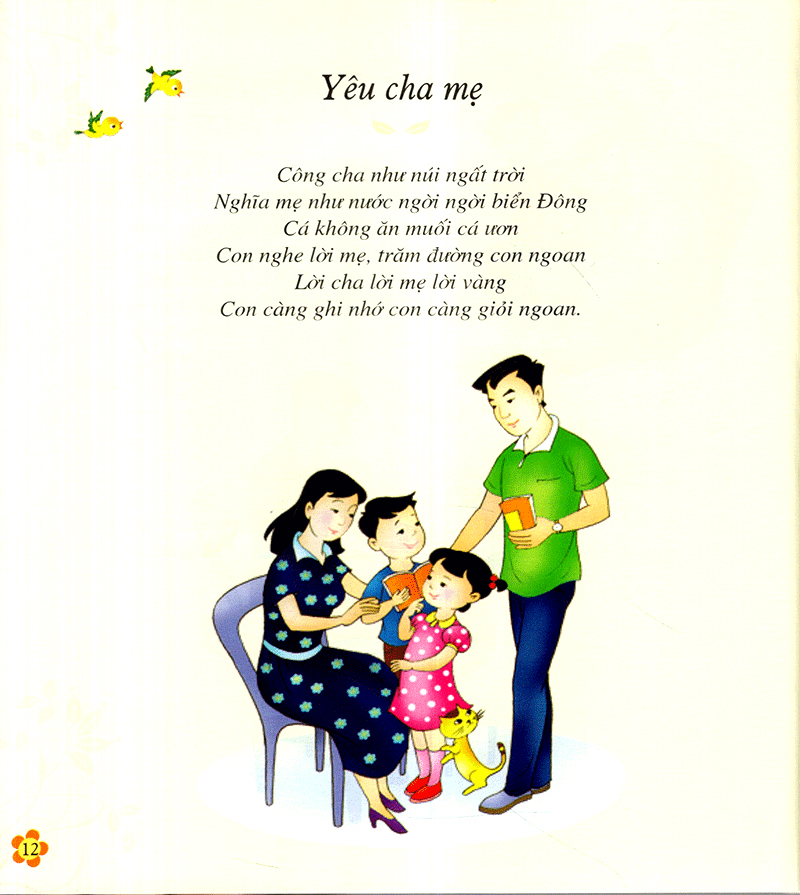 lời vàng cho con