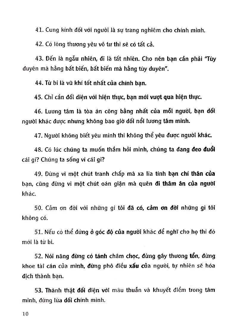 lời vàng phật dạy
