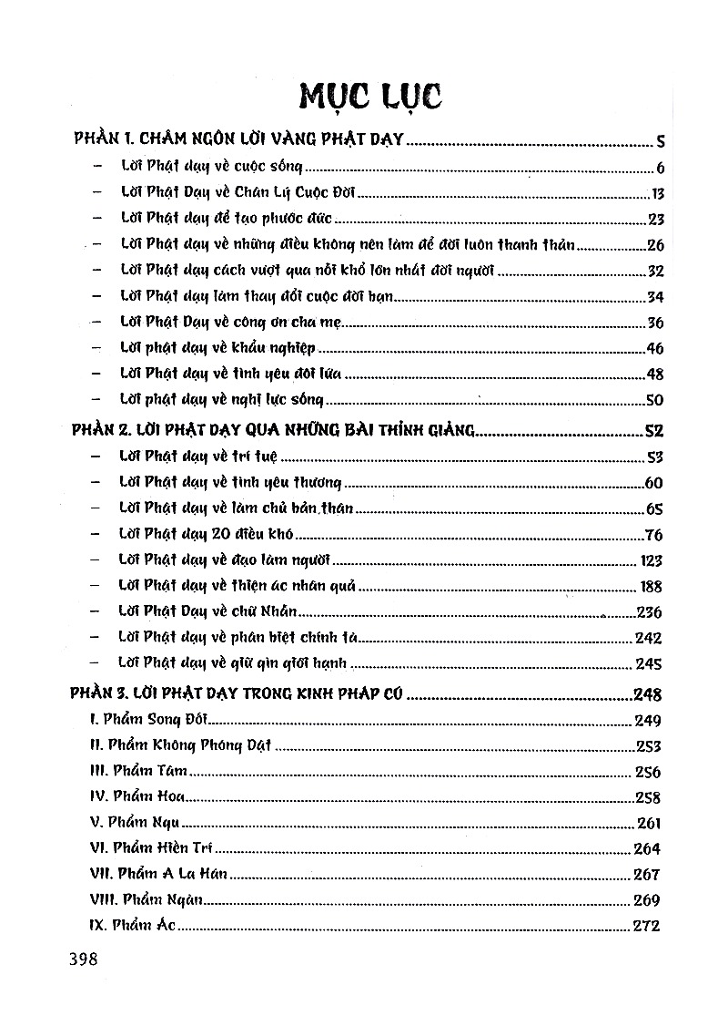 lời vàng phật dạy