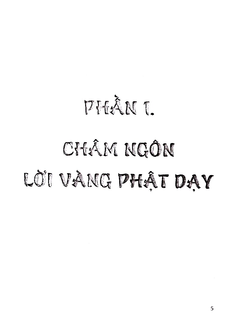 lời vàng phật dạy