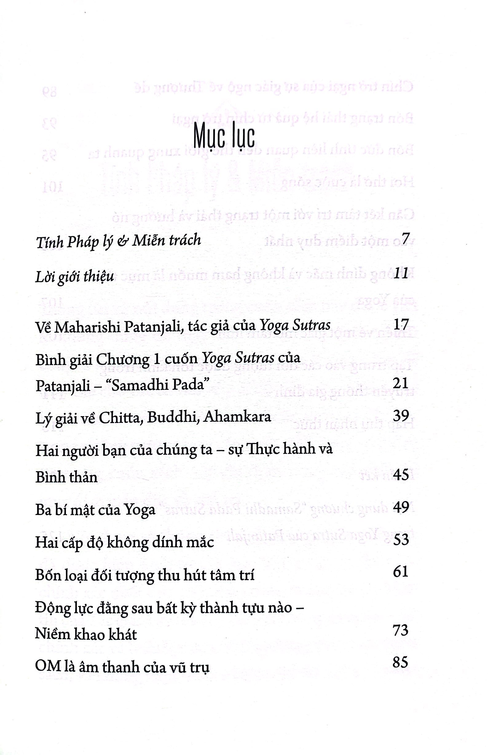 lối vào kinh yoga sutras của patanjali - một bình giải về chương “samadhi pada”