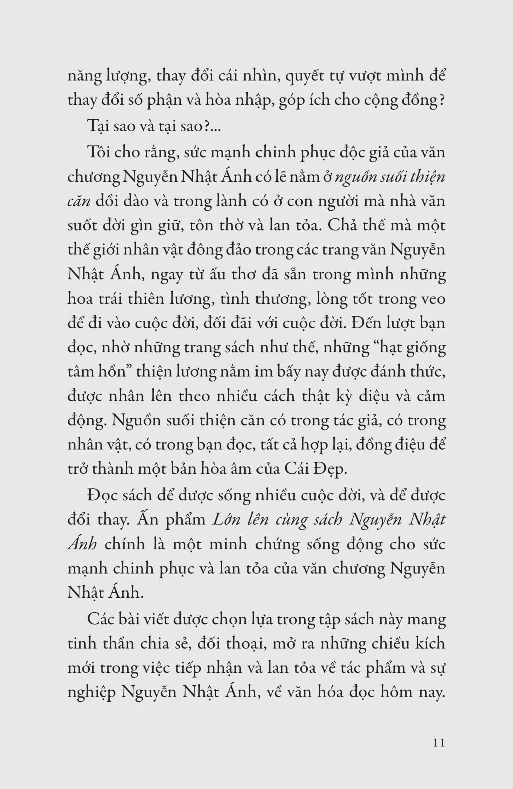 lớn lên cùng sách nguyễn nhật ánh