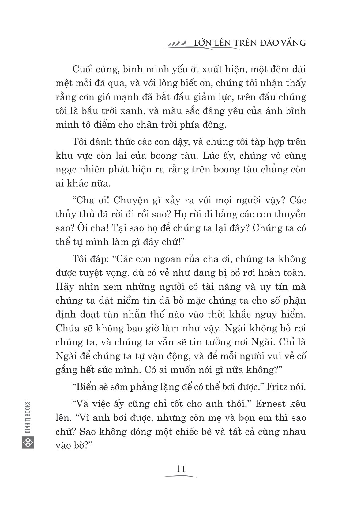 lớn lên trên đảo vắng