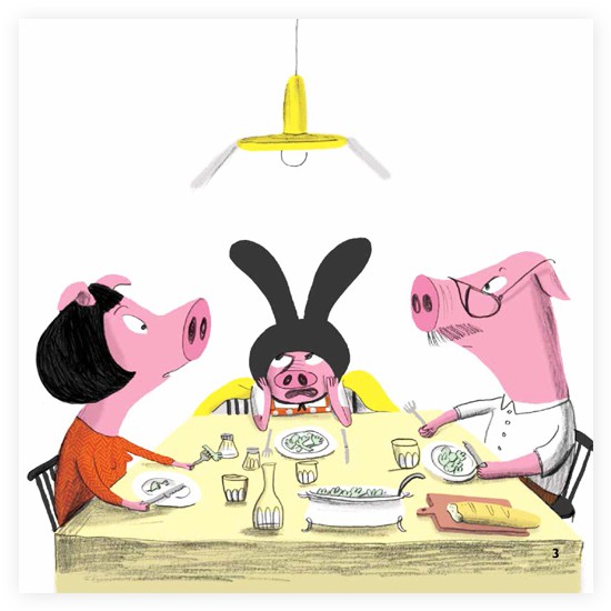 lợn tai thỏ bobby - con ứ ăn rau đâu!