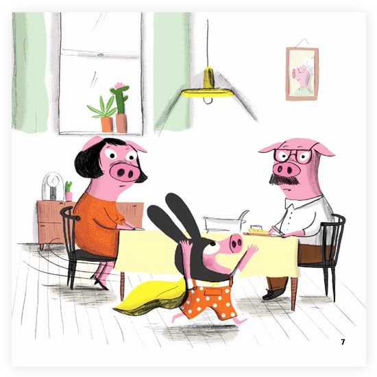 lợn tai thỏ bobby - con ứ ăn rau đâu!