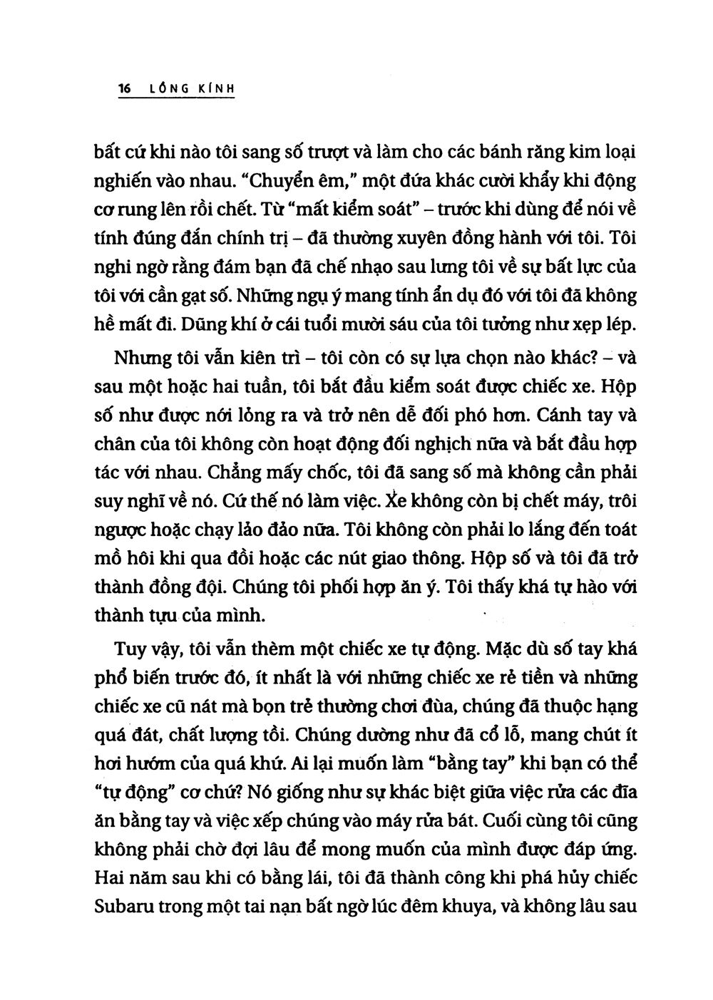 lồng kính - tự động hóa và chúng ta