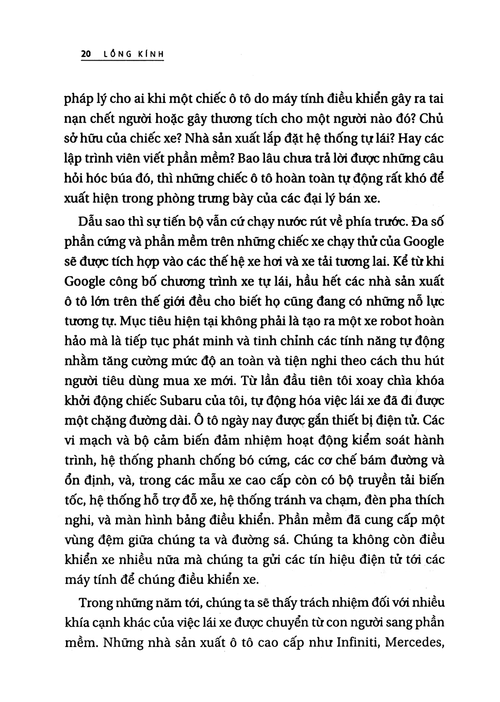 lồng kính - tự động hóa và chúng ta