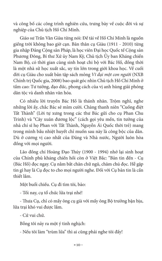 lòng nhân ái của bác hồ