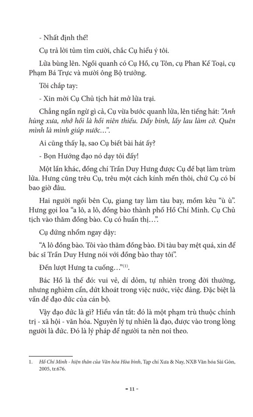 lòng nhân ái của bác hồ