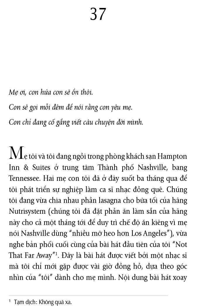 lòng tôi nhẹ khi mẹ rời xa