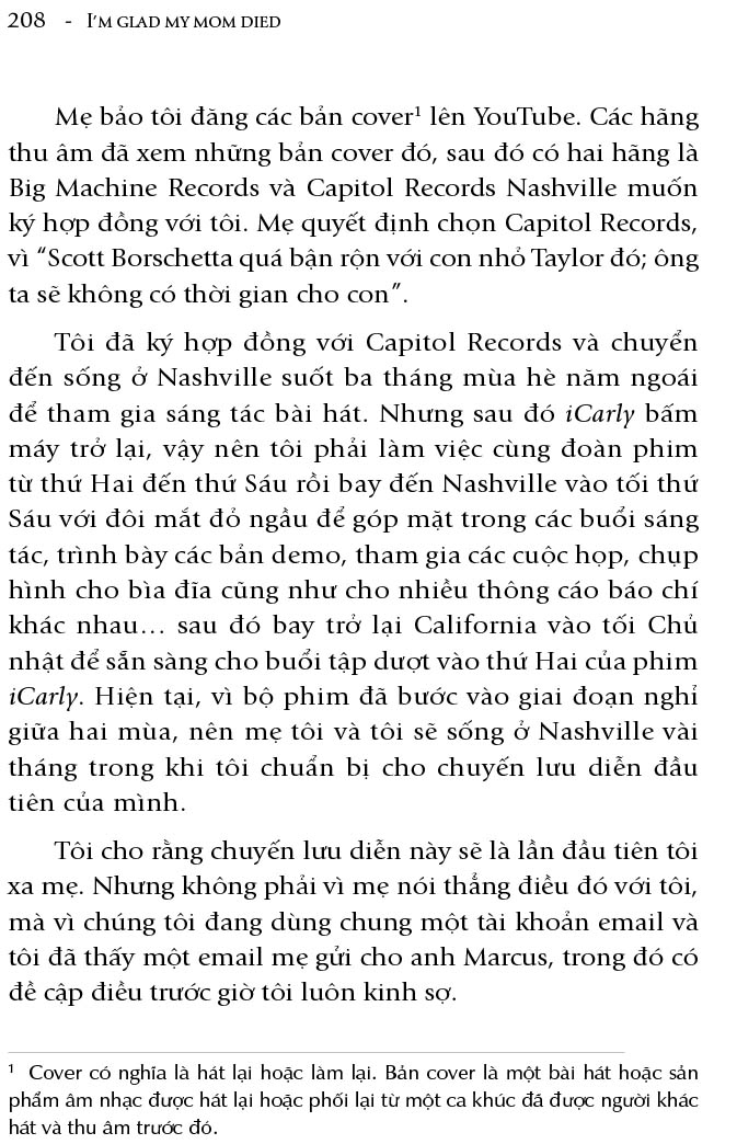 lòng tôi nhẹ khi mẹ rời xa
