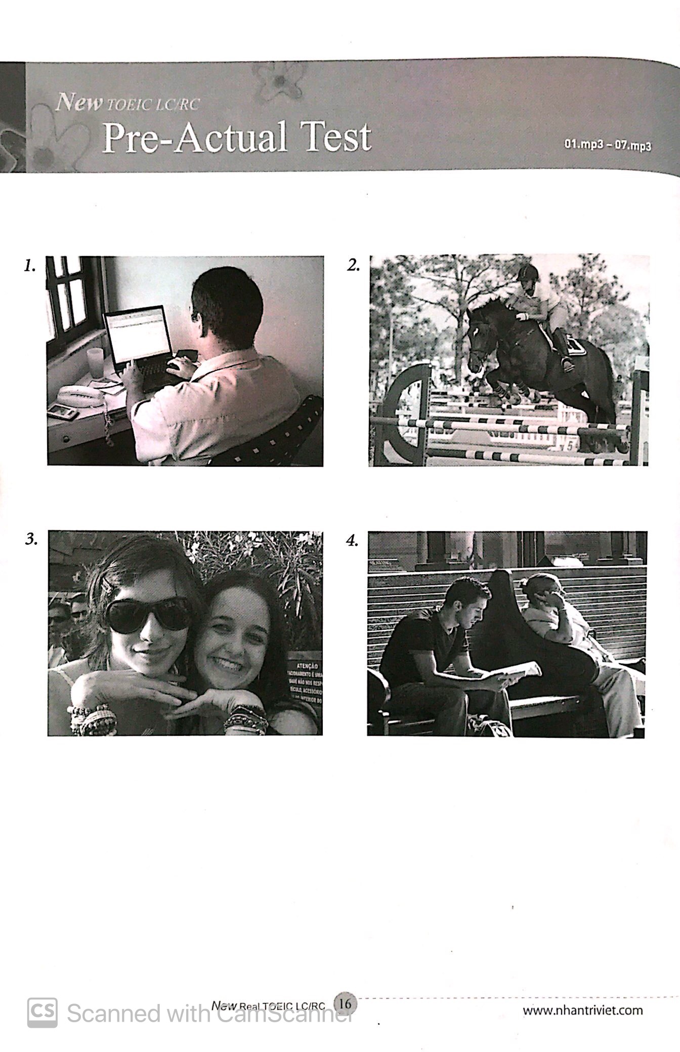 longman new real toeic full actual tests (kèm cd)