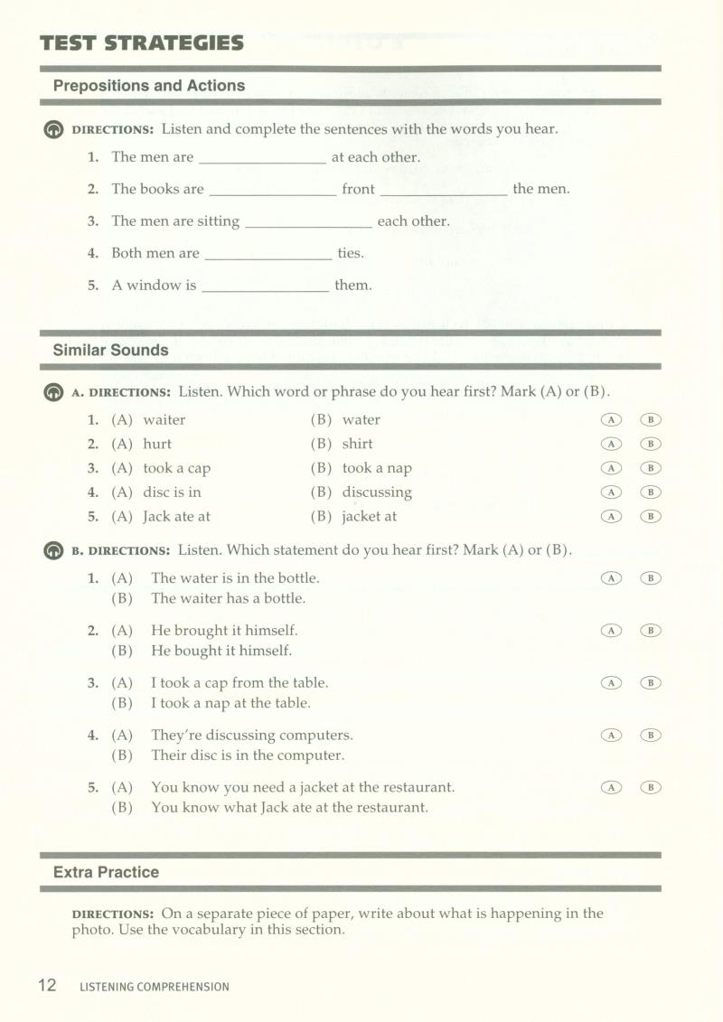 longman preparation series for the toeic test: listening and reading (6th edition) student book with mp3 & answer key level intermediate