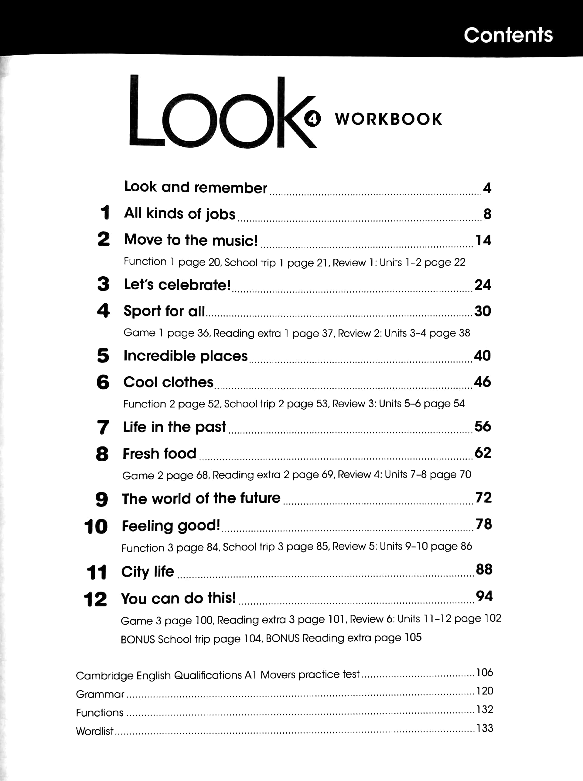 look 4 british english workbook with online practice