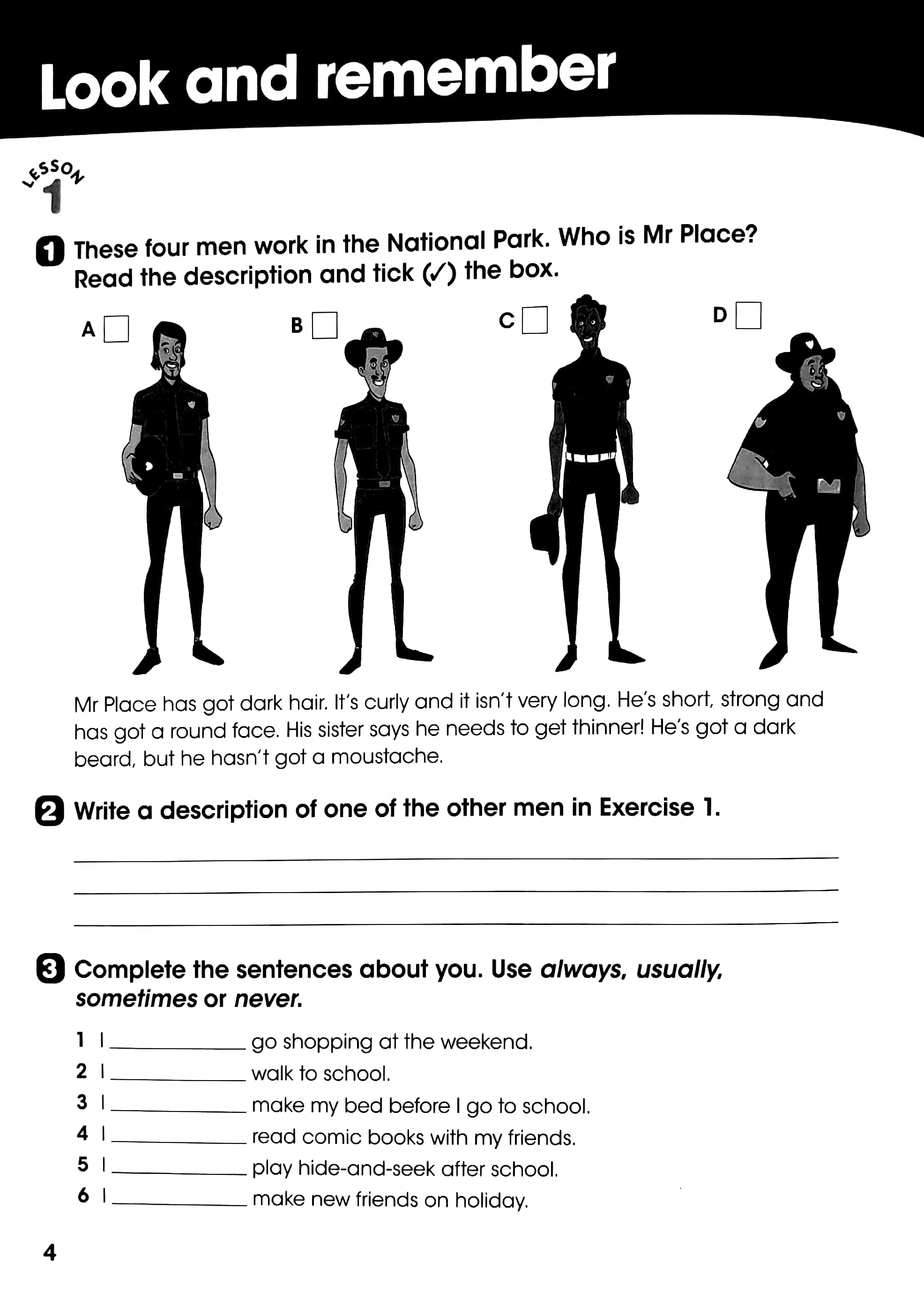 look 4 british english workbook with online practice