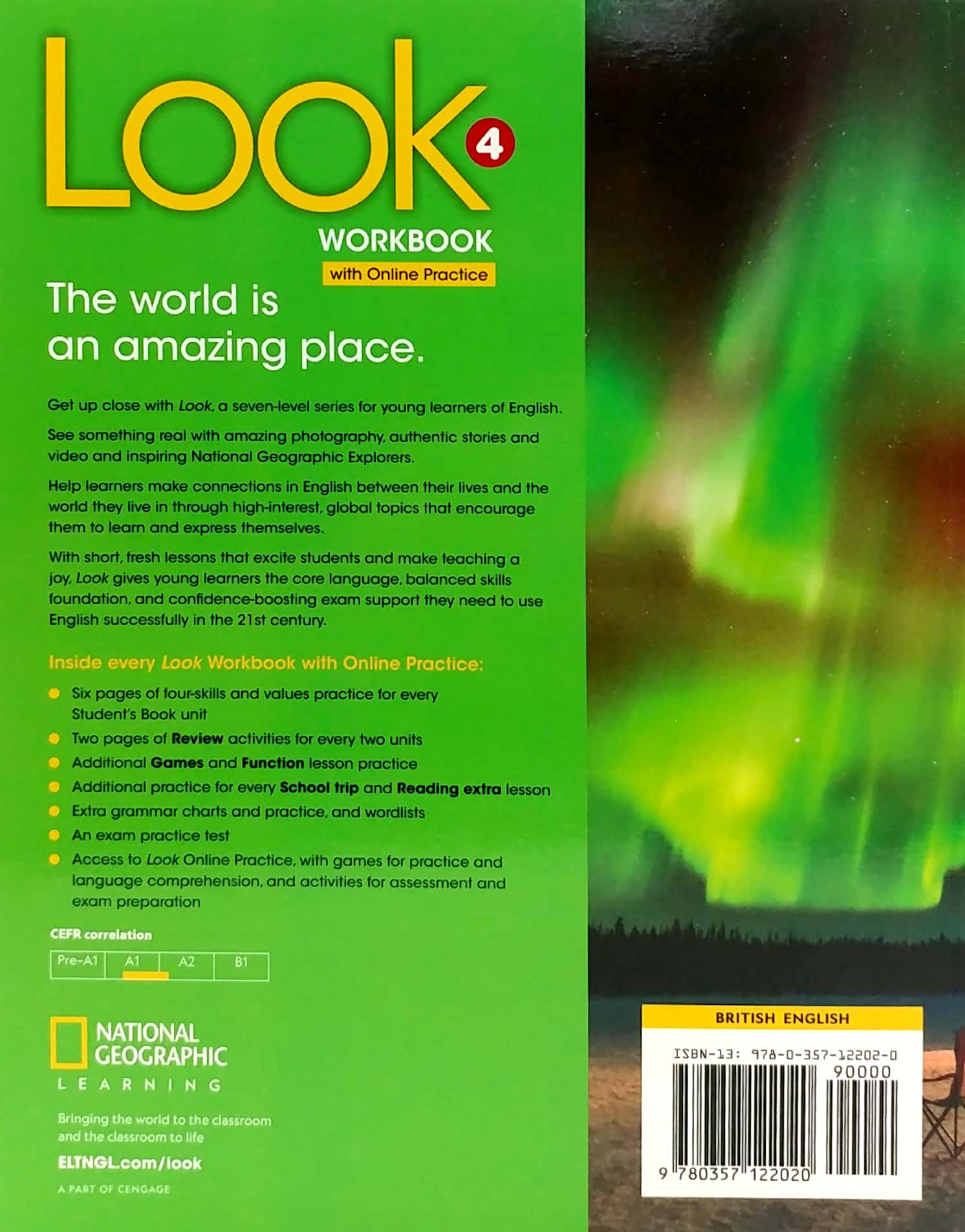 look 4 british english workbook with online practice